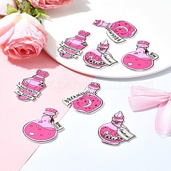 8Pcs 4 Styles Acrylic Pendants&nbsp;MACR-FS0001-76
