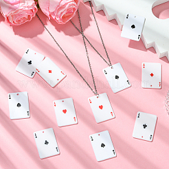 24Pcs 4 Styles Resin Pendants&nbsp;RESI-SC0036-43