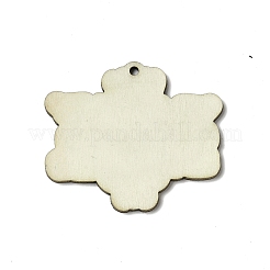 Father's Day Single Face Printed Aspen Wood Pendants&nbsp;WOOD-G014-33