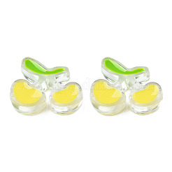 Transparent Acrylic Enamel Beads&nbsp;LS-TACR-N012-006G