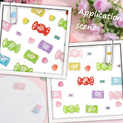 Candy Theme Transparent & Opaque Resin Decoden Cabochons&nbsp;RESI-SP0001-12