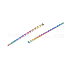 Ion Plating(IP) 304 Stainless Steel Flat Head Pins&nbsp;X-STAS-E156-02M-01