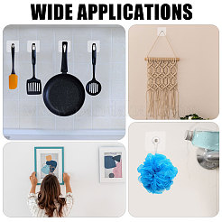 36Pcs Acrylic Traceless Hook Hangers&nbsp;AJEW-CA0005-07E