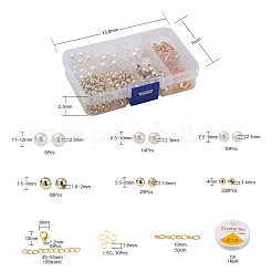 DIY Round Beads Jewelry Set Making Kit&nbsp;DIY-YW0004-45G