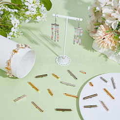 320Pcs 16 Styles Iron Slide On End Clasp Tubes&nbsp;IFIN-CN0001-08