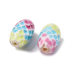 Two Tone Handmade Lampwork Beads&nbsp;LAMP-K042-01C