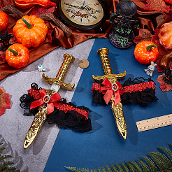 Plastic Sword Toys for Halloween Costume Party Cosplay Props&nbsp;AJEW-WH0348-981B