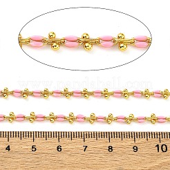 Brass Enamel Link Chains&nbsp;CHC-L050-07G-02