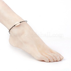 Adjustable Cowrie Shell Anklets&nbsp;AJEW-AN00242