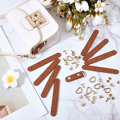 5 Bags Imitation Leather Buckles&nbsp;AJEW-CL0002-77B