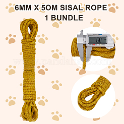 50M Round Twisted Jute Cord&nbsp;OCOR-WH20006-14C