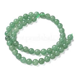 Natural Green Aventurine Round Beads Strands&nbsp;X-G-S150-8mm-1