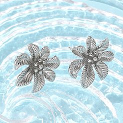 Brass Stud Earrings&nbsp;EJEW-Q015-06P