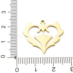 304 Stainless Steel Pendants&nbsp;STAS-D036-06G
