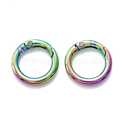 Zinc Alloy Ring Spring Gate Rings&nbsp;PALLOY-M194-01A-MC