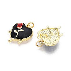 Brass Enamel Pendants&nbsp;KK-N268-84G