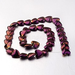 Electroplate Non-magnetic Synthetic Hematite Bead Strands&nbsp;G-F300-22D-04