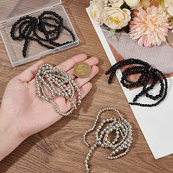 4Pcs Bowknot ABS Plastic Pearl Beads Shoes Charms&nbsp;PALLOY-HY00043