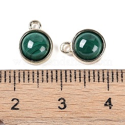 Natural Malachite Pendants&nbsp;G-K372-03G-10