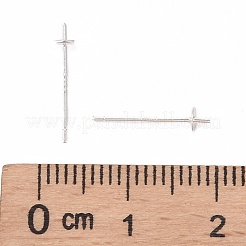 925 Sterling Silver Stud Earring Findings&nbsp;STER-K167-027A-S