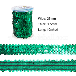 Plastic Paillette Elastic Beads&nbsp;PVC-OC0001-01G