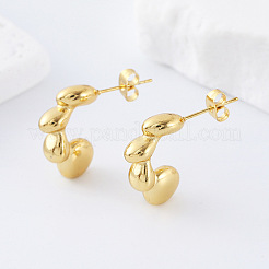 304 Stainless Steel C-Shaped Earrings for Women&nbsp;ZI4209