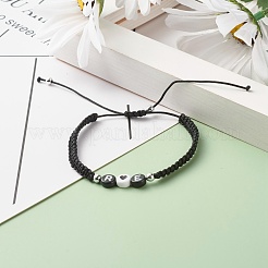 Love Letter Braided Bead Bracelet&nbsp;BJEW-JB07157