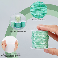 4 Rolls 4 Colors Ployester Braided Cord&nbsp;WCOR-AR0001-04A