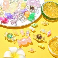 40Pcs 8 Styles Transparent Acrylic Beads&nbsp;OACR-YW0001-94