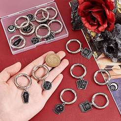 14Pcs 7 Style Halloween Theme Alloy Enamel Shoes Charms&nbsp;HJEW-GO00042