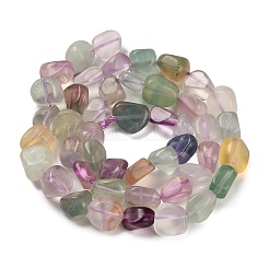 Natural Colorful Fluorite Beads Strands&nbsp;G-P497-01E-10