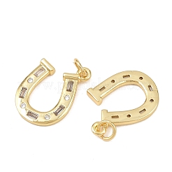 Brass Cubic Zirconia Pendants&nbsp;X-KK-L251-49G