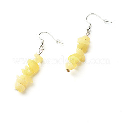 Natural & Synthetic Mixed Stone Chip Beads Dangle Earrings&nbsp;EJEW-JE04649