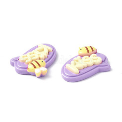 Opaque Resin Cabochons&nbsp;CRES-P023-01D