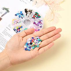 1200Pcs 8 Colors Handmade Polymer Clay Beads&nbsp;CLAY-YW0001-15B