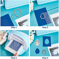 PVC Plastic Stamps & Carbon Steel Cutting Dies Stencils&nbsp;DIY-BC0005-73