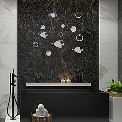 2 Sets 2 Style Bubble Effect Acrylic Mirror Wall Stickers&nbsp;AJEW-FH0003-21B