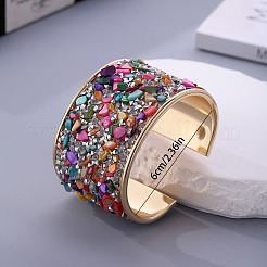 Iron Rhinestone Cuff Bangles for Women&nbsp;FS-WGA6AD4-01