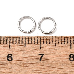 Tarnish Resistant 304 Stainless Steel Open Jump Rings&nbsp;STAS-N015-10-6x0.8mm
