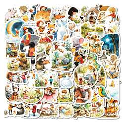 50Pcs Cartoon Fairy Tale Themes Paper Sticker&nbsp;STIC-C012-14