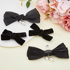 4Pcs 2 Styles Detachable Iron Shoe Buckle Clips&nbsp;FIND-FH0007-91