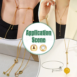 60Pcs Brass Beads&nbsp;KK-PH0012-58G-02