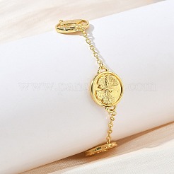 Brass Link Bracelets&nbsp;BJEW-G787-01G