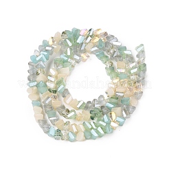 Electroplate Glass Beads Strands&nbsp;GLAA-T023-A17-03