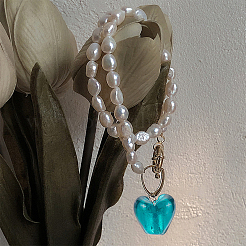 Valentine Gifts for Her Ideas Handmade Silver Foil Glass Beads&nbsp;FOIL-OC0001-01