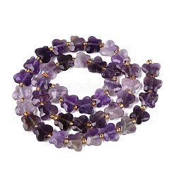 Natural Amethyst Beads Strands&nbsp;G-N371-10A-04