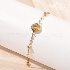 Marine Life Theme 304 Stainless Steel Link Bracelets&nbsp;BJEW-F534-02G