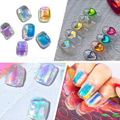 Aurora Laser Glass Paper Nail Art Stickers Decals&nbsp;MRMJ-WH20003-08