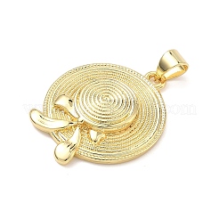 Brass Pendants&nbsp;KK-P345-15G-01