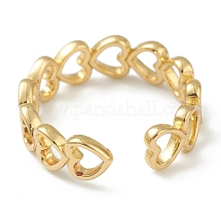Brass Cuff Rings&nbsp;RJEW-L100-017